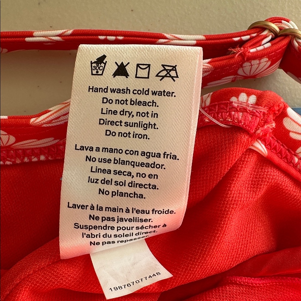 NWT Draper James Vibrant Red Garment Size Large - Picture 13 of 14